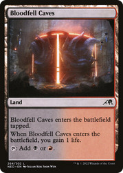 Bloodfell Caves\nKamigawa: Neon Dynasty\nSingle\nMagic The Gathering