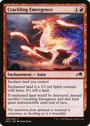 Crackling Emergence\nKamigawa: Neon Dynasty\nSingle\nMagic The Gathering