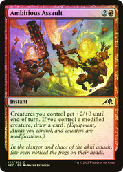 Ambitious Assault\nKamigawa: Neon Dynasty\nSingle\nMagic The Gathering