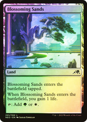 Blossoming Sands\nKamigawa: Neon Dynasty\nSingle\nMagic The Gathering