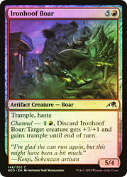 Ironhoof Boar\nKamigawa: Neon Dynasty\nSingle\nMagic The Gathering