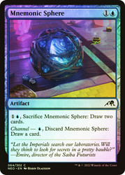 Mnemonic Sphere\nKamigawa: Neon Dynasty\nSingle\nMagic The Gathering