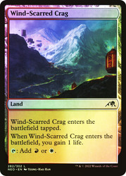 Wind-Scarred Crag\nKamigawa: Neon Dynasty\nSingle\nMagic The Gathering