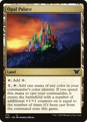 Opal Palace\nKamigawa: Neon Dynasty Commander\nSingle\nMagic The Gathering