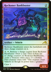 Reckoner Bankbuster (Prerelease) (Kamigawa: Neon Dynasty)\nPromo: Date Stamped\nSingle\nMagic The Gathering