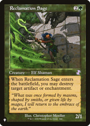 Reclamation Sage (Retro Frame)\nPlaneswalker Symbol Reprints\nSingle\nMagic The Gathering