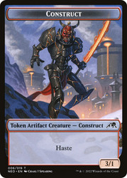 {Construct Token} (3/1)\nKamigawa: Neon Dynasty\nSingle\nMagic The Gathering