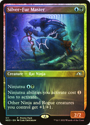 Silver-Fur Master (Promo Pack) (Kamigawa: Neon Dynasty)\nPromo: General\nSingle\nMagic The Gathering