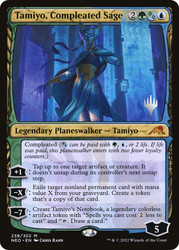 Tamiyo, Compleated Sage (Promo Pack) (Kamigawa: Neon Dynasty)\nPromo: Planeswalker Stamped\nSingle\nMagic The Gathering