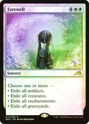 Farewell (Promo Pack) (Kamigawa: Neon Dynasty)\nPromo: Planeswalker Stamped\nSingle\nMagic The Gathering