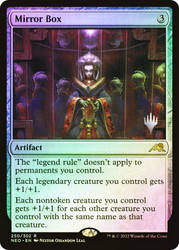 Mirror Box (Promo Pack) (Kamigawa: Neon Dynasty)\nPromo: Planeswalker Stamped\nSingle\nMagic The Gathering