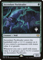 Ascendant Packleader (Promo Pack) (Innistrad: Crimson Vow)\nPromo: Planeswalker Stamped\nSingle\nMagic The Gathering