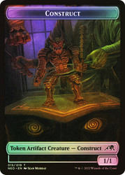 {Construct Token} (1/1) // {Spirit Token} (1/1)\nKamigawa: Neon Dynasty\nSingle\nMagic The Gathering