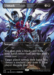 Unmask (Secret Lair) (Borderless)\nPromo: General\nSingle\nMagic The Gathering