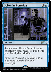 Solve the Equation (Secret Lair)\nPromo: General\nSingle\nMagic The Gathering