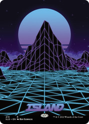 Island (Secret Lair) (#416) (Full Art)\nPromo: General\nSingle\nMagic The Gathering