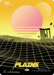 Plains (Secret Lair) (#415) (Full Art)\nPromo: General\nSingle\nMagic The Gathering