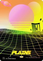Plains (Secret Lair) (#415) (Full Art)\nPromo: General\nSingle\nMagic The Gathering