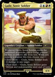 Guile, Sonic Soldier (Secret Lair) (Full Art)\nPromo: General\nSingle\nMagic The Gathering