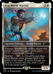 Ryu, World Warrior (Secret Lair) (Full Art)\nPromo: General\nSingle\nMagic The Gathering