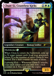 Chun-Li, Countless Kicks (Secret Lair) (Full Art)\nPromo: General\nSingle\nMagic The Gathering