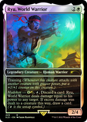 Ryu, World Warrior (Secret Lair) (Full Art)\nPromo: General\nSingle\nMagic The Gathering