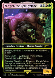 Zangief, the Red Cyclone (Secret Lair) (Full Art)\nPromo: General\nSingle\nMagic The Gathering