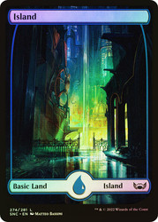 Island (#274) (Full Art)\nStreets of New Capenna\nSingle\nMagic The Gathering