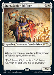 Sram, Senior Edificer (Secret Lair)\nPromo: General\nSingle\nMagic The Gathering