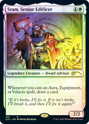 Sram, Senior Edificer (Secret Lair)\nPromo: General\nSingle\nMagic The Gathering