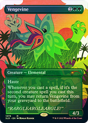 Vengevine (Secret Lair) (Borderless)\nPromo: General\nSingle\nMagic The Gathering