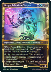 Breya, Etherium Shaper (Secret Lair) (Showcase) (Gilded Foil)\nPromo: General - Alternate Foil\nSingle\nMagic The Gathering
