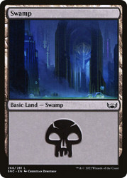 Swamp (#266)\nStreets of New Capenna\nSingle\nMagic The Gathering