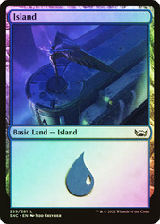 Island (#265)\nStreets of New Capenna\nSingle\nMagic The Gathering