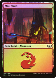Mountain (#268)\nStreets of New Capenna\nSingle\nMagic The Gathering