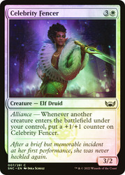 Celebrity Fencer\nStreets of New Capenna\nSingle\nMagic The Gathering