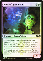 Raffine's Informant\nStreets of New Capenna\nSingle\nMagic The Gathering