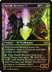 Rakish Revelers (Showcase)\nStreets of New Capenna - Variants\nSingle\nMagic The Gathering