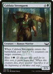 Caldaia Strongarm\nStreets of New Capenna\nSingle\nMagic The Gathering
