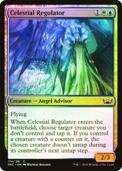 Celestial Regulator\nStreets of New Capenna\nSingle\nMagic The Gathering