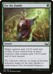 For the Family\nStreets of New Capenna\nSingle\nMagic The Gathering