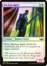 Backup Agent\nStreets of New Capenna\nSingle\nMagic The Gathering