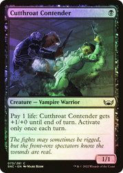 Cutthroat Contender\nStreets of New Capenna\nSingle\nMagic The Gathering