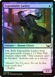 Expendable Lackey\nStreets of New Capenna\nSingle\nMagic The Gathering