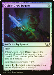 Quick-Draw Dagger\nStreets of New Capenna\nSingle\nMagic The Gathering