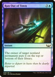 Run Out of Town\nStreets of New Capenna\nSingle\nMagic The Gathering