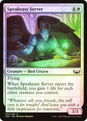 Speakeasy Server\nStreets of New Capenna\nSingle\nMagic The Gathering