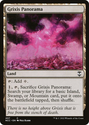 Grixis Panorama\nStreets of New Capenna Commander\nSingle\nMagic The Gathering