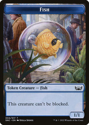 {Fish Token}\nStreets of New Capenna\nSingle\nMagic The Gathering