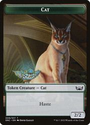 {Cat Token}\nStreets of New Capenna\nSingle\nMagic The Gathering